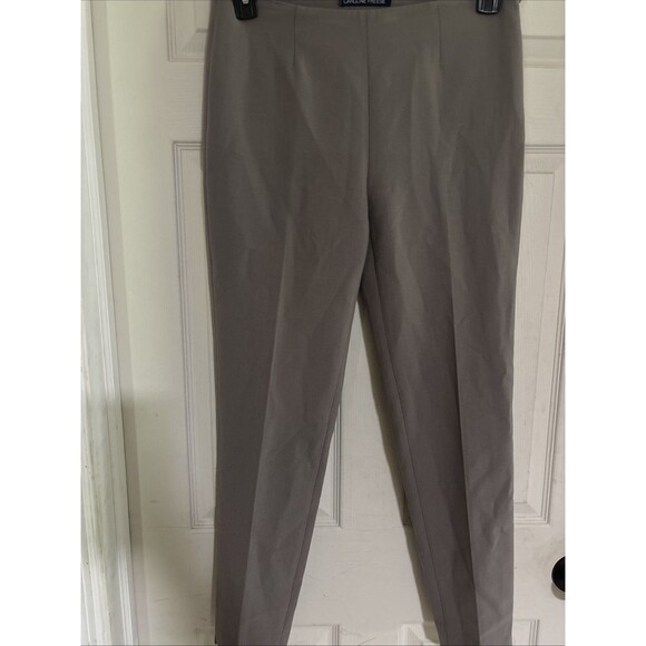 Caroline Freese Dress Pant Italian Size 42  Grey - Picture 2 of 5